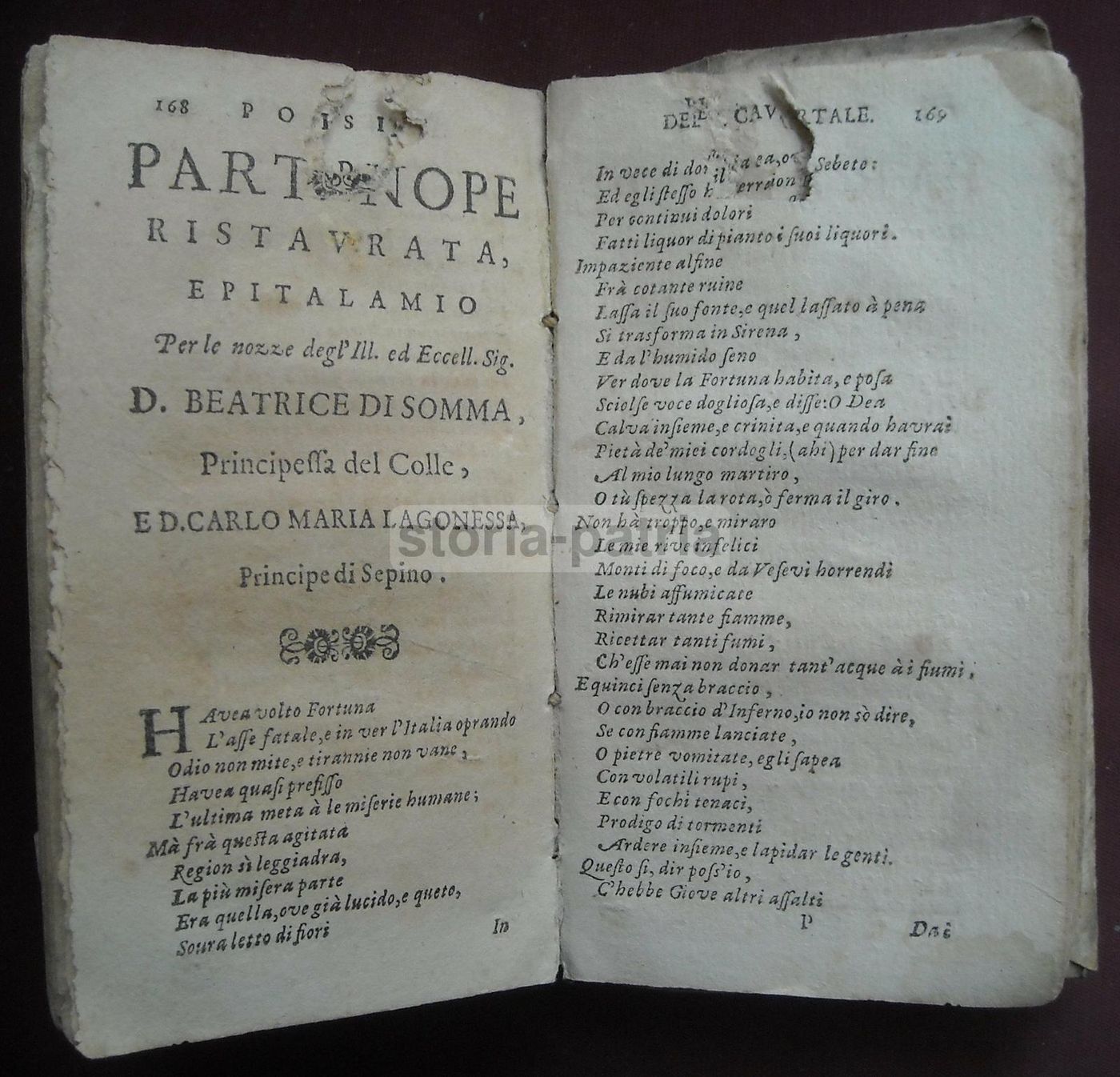 Enciclopedia Poetica Di Giuseppe Artale, Napoli 1679, Bulifon