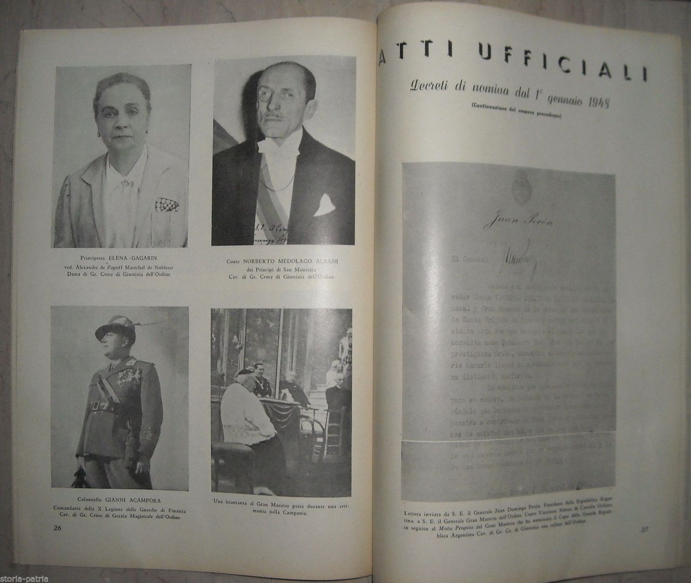 Rivista Dell'Ordine Di Santa Brigida Di Svezia, 1949 (Napoli)