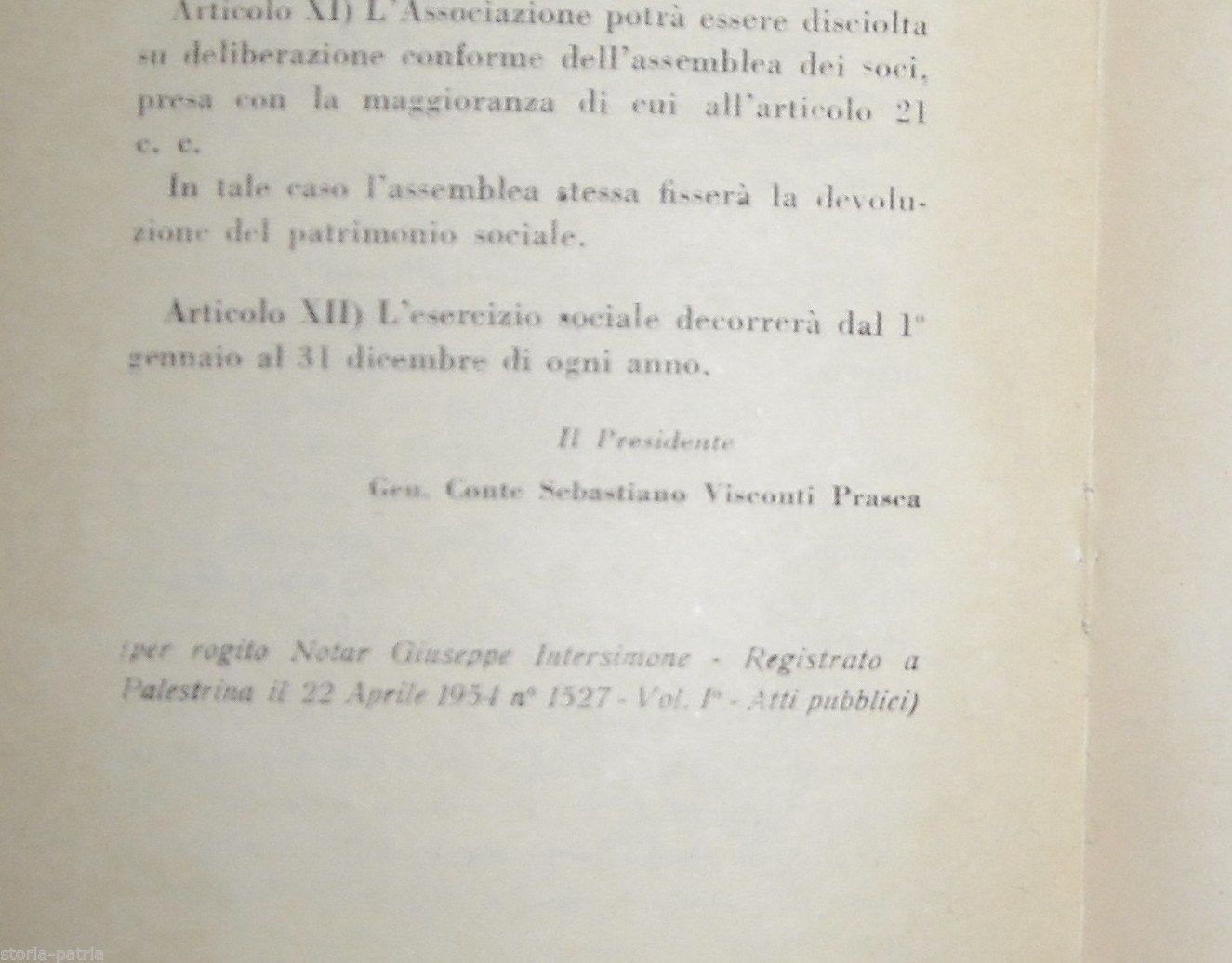 Statuto Dell'Associazione Dei Cavalieri Di S. Giorgio In Carinzia, Roma 1954