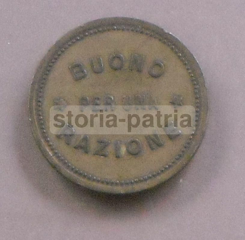 Gettone Antico Cucine Economiche Foggia Con Stemma Araldico