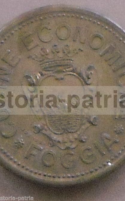 Gettone Antico Cucine Economiche Foggia Con Stemma Araldico
