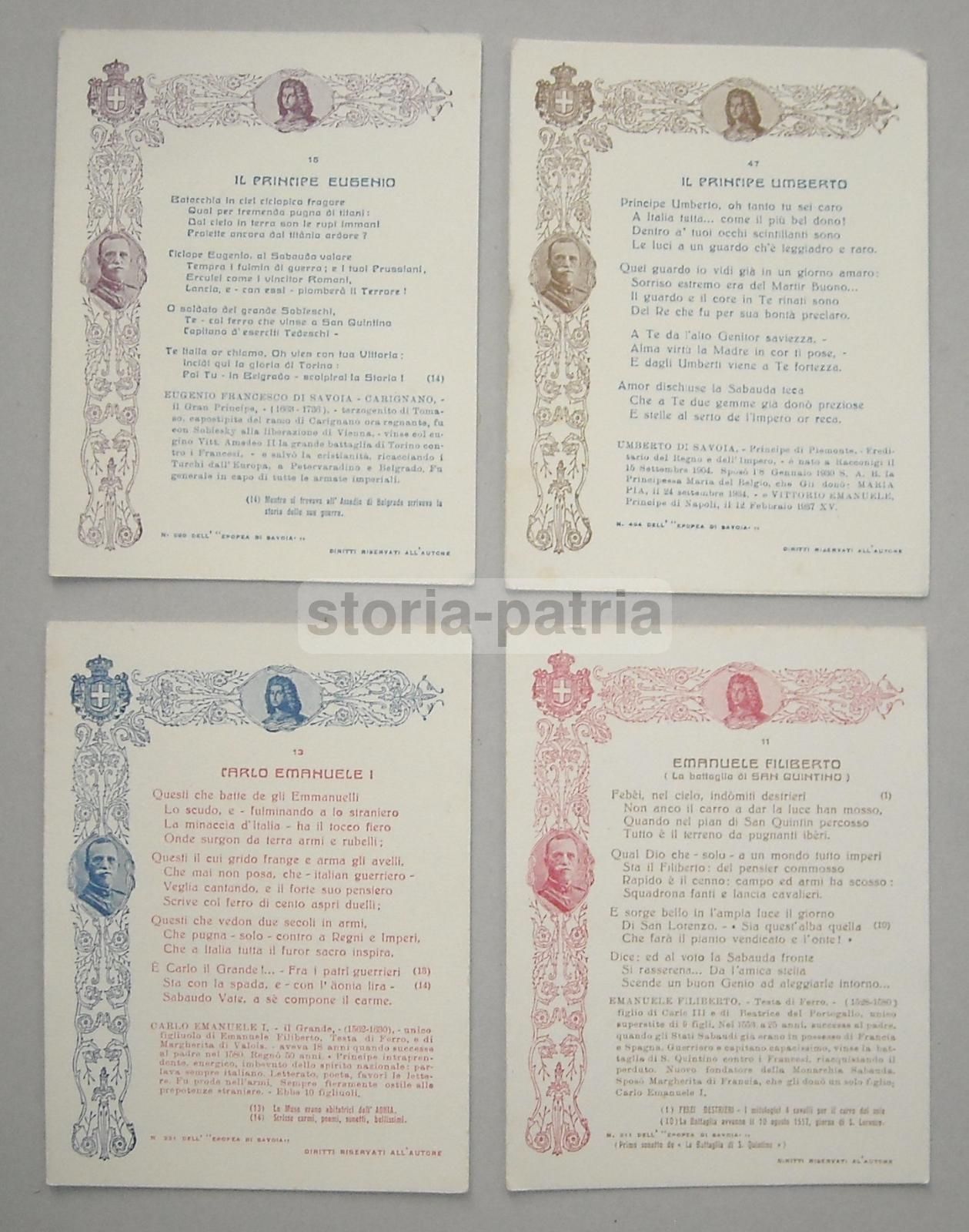Cartolina Della Marina Sabauda, Emanuele Filiberto, Capodistria, Prima Metà Del Novecento