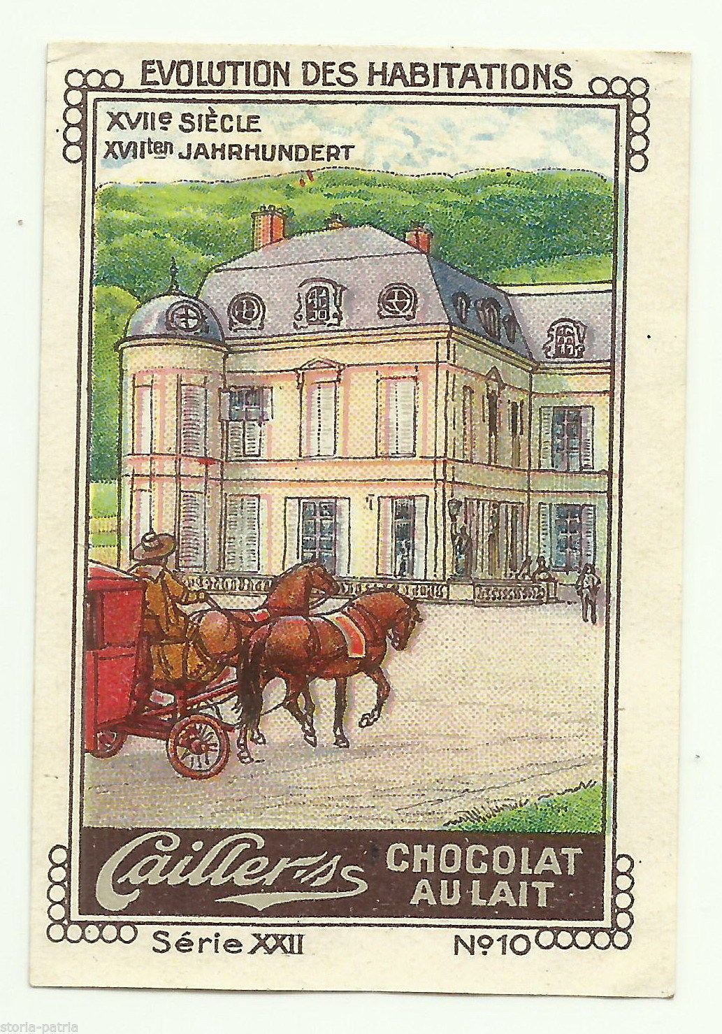 Figurina Pubblicitaria Cailler Cioccolato Al Latte, Primo '900