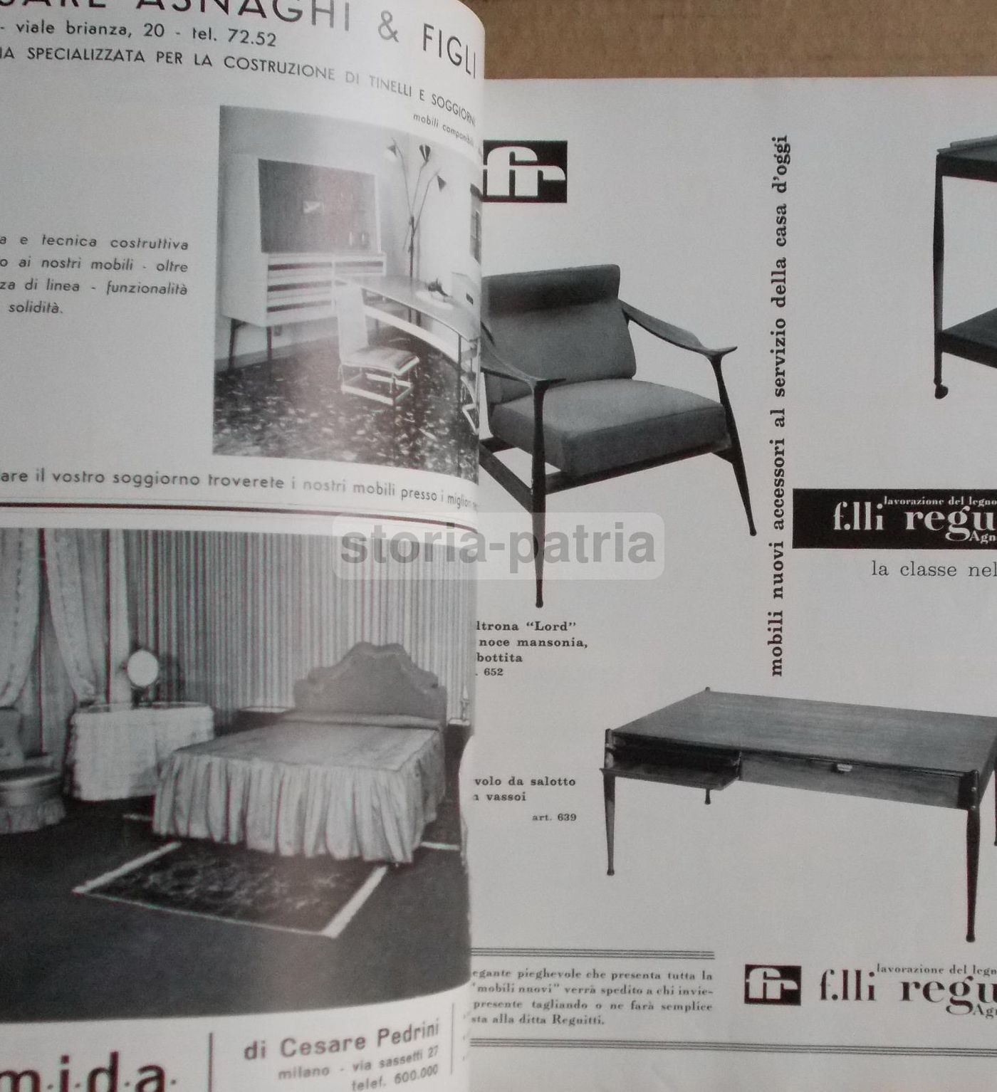 Rivista Dell'Arredamento, Agosto 1959 (n. 56): Design, Architettura E Mobili d'Epoca