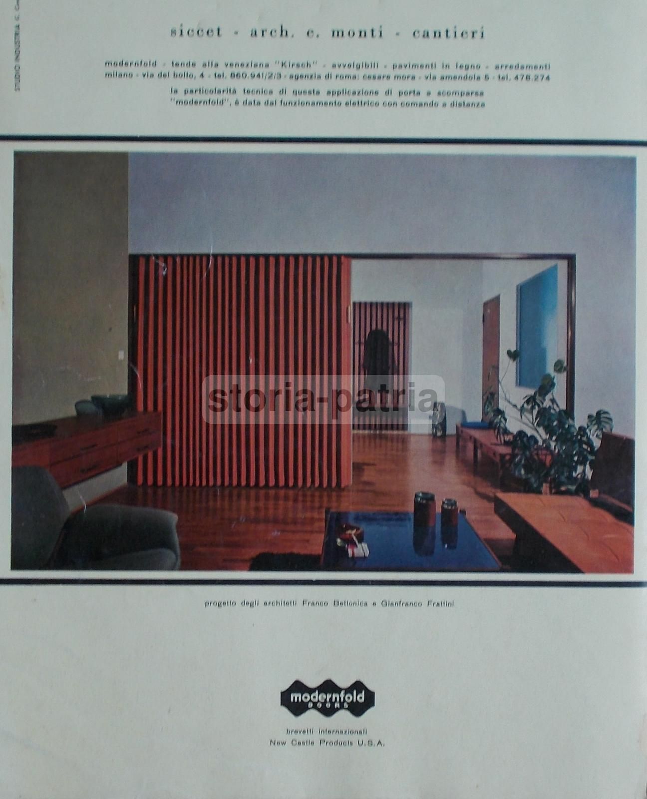 Rivista Dell'Arredamento, Agosto 1959 (n. 56): Design, Architettura E Mobili d'Epoca