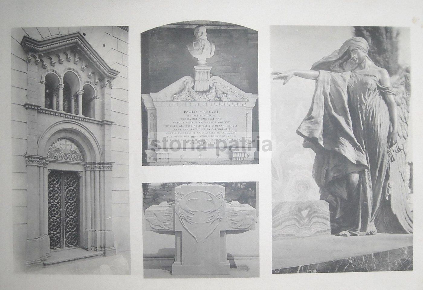 Architettura Funeraria: Cappella E Monumento A Paolo Mercuri (XIX Secolo)