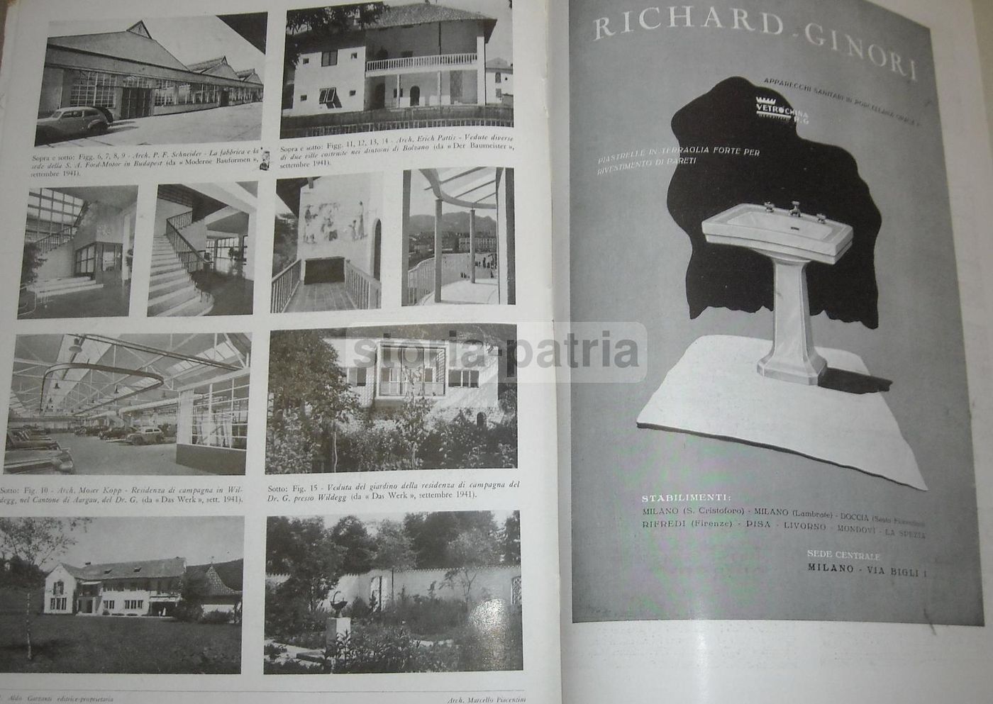 Rassegna Di Architettura, Diretta Da Marcello Piacentini, Marzo 1942   Garzanti, Milano