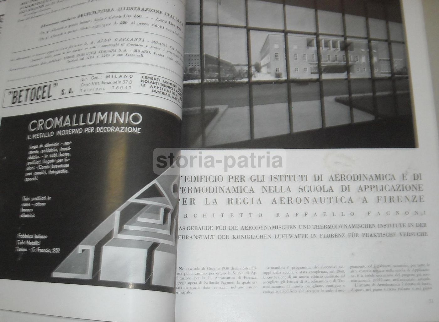 Rassegna Di Architettura, Diretta Da Marcello Piacentini, Marzo 1942   Garzanti, Milano