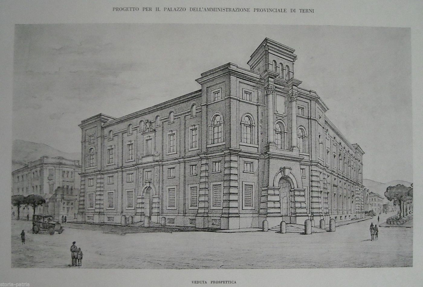 Progetto Per Il Palazzo Dell'Amministrazione Provinciale Di Terni, 1930