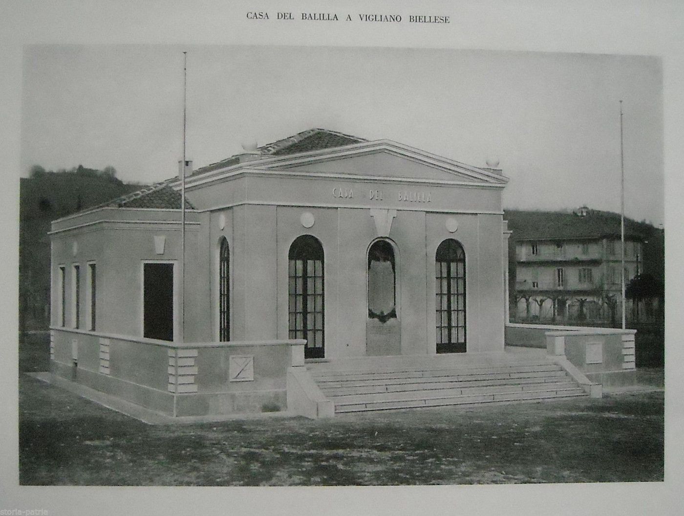 Casa Del Balilla, Vigliano Biellese. Progetto Dell'Ingegnere Federico Maggia, 1930