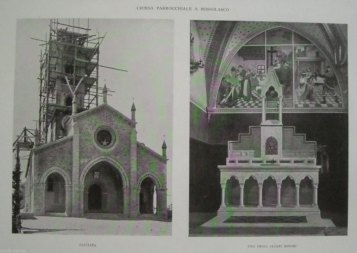 Chiesa Parrocchiale A Bossolasco, Progetto Di Vittorio Mesturino, 1928