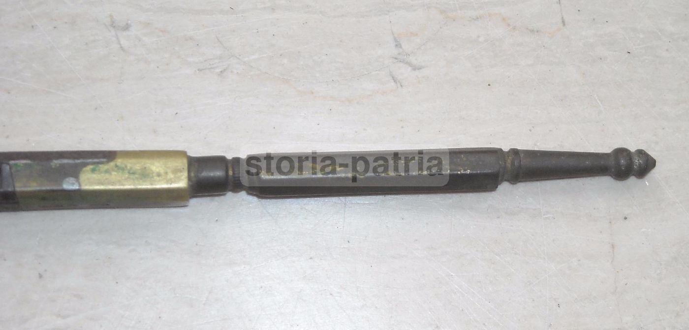 Antico Utensile Per Compasso In Ferro E Ottone Del XIX Secolo