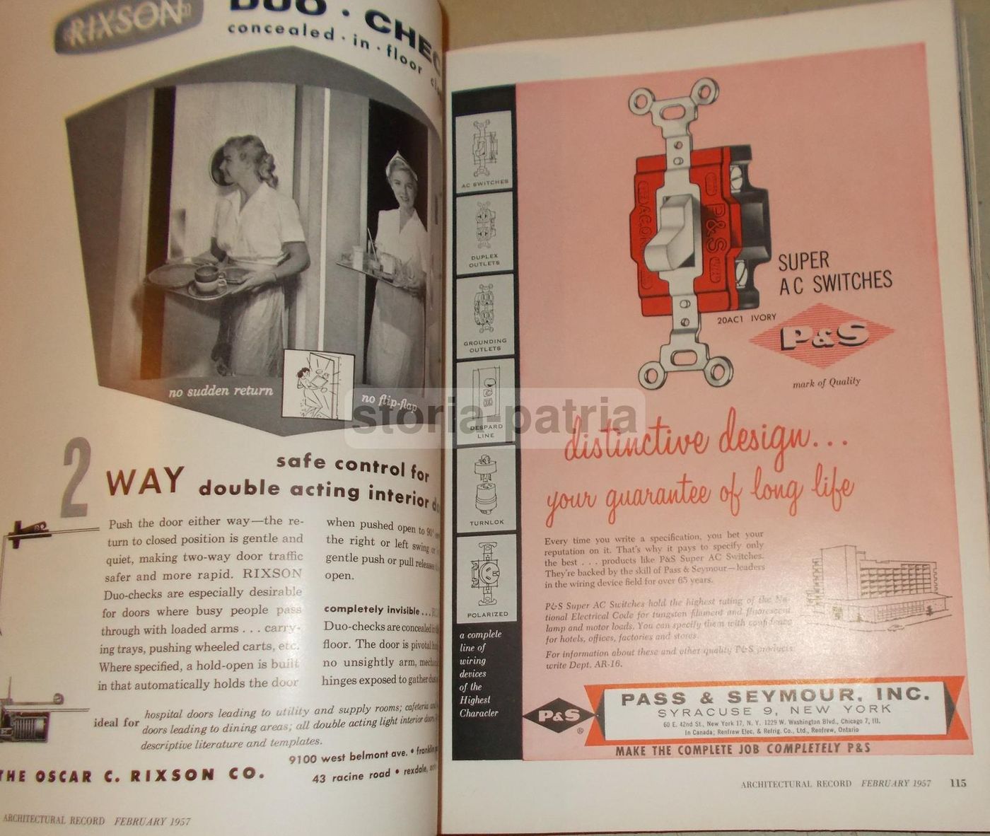 Architectural Record New York, Febbraio 1957 (vol. 121, N. 2)