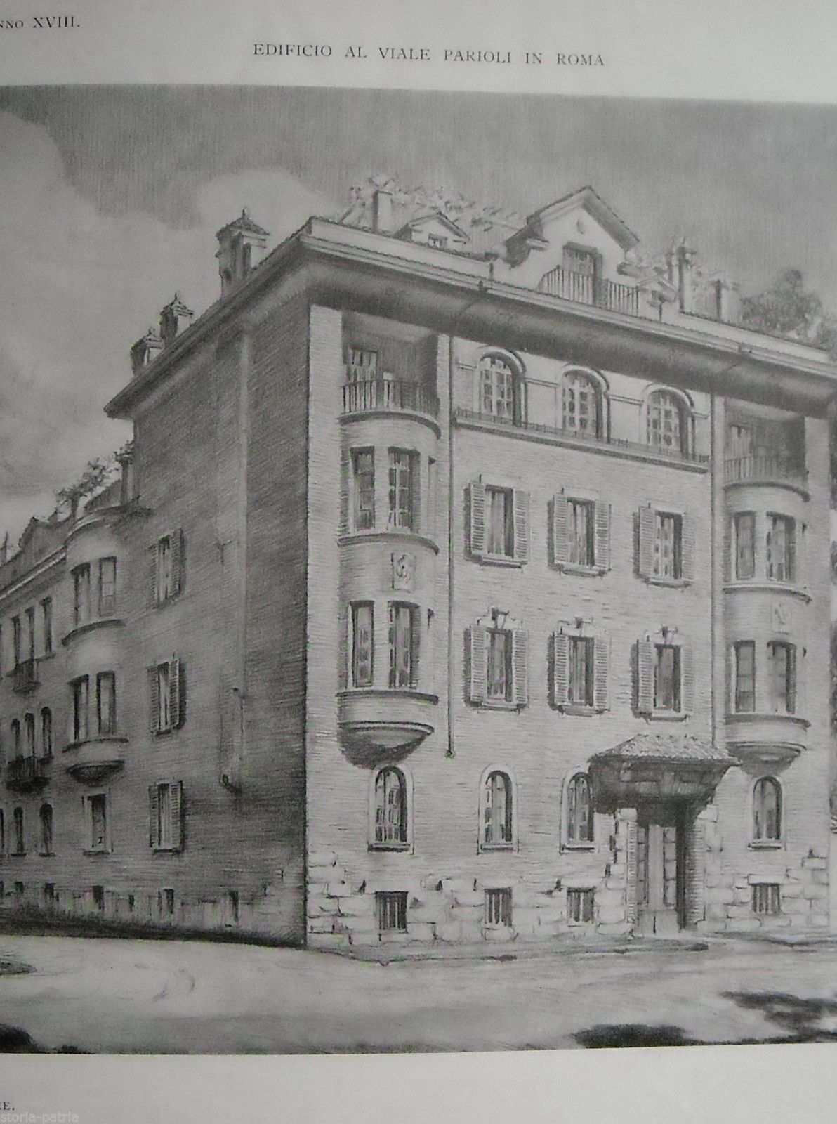 Edificio Viale Parioli, Roma: Progetto Architettonico Di Marcello Piacentini