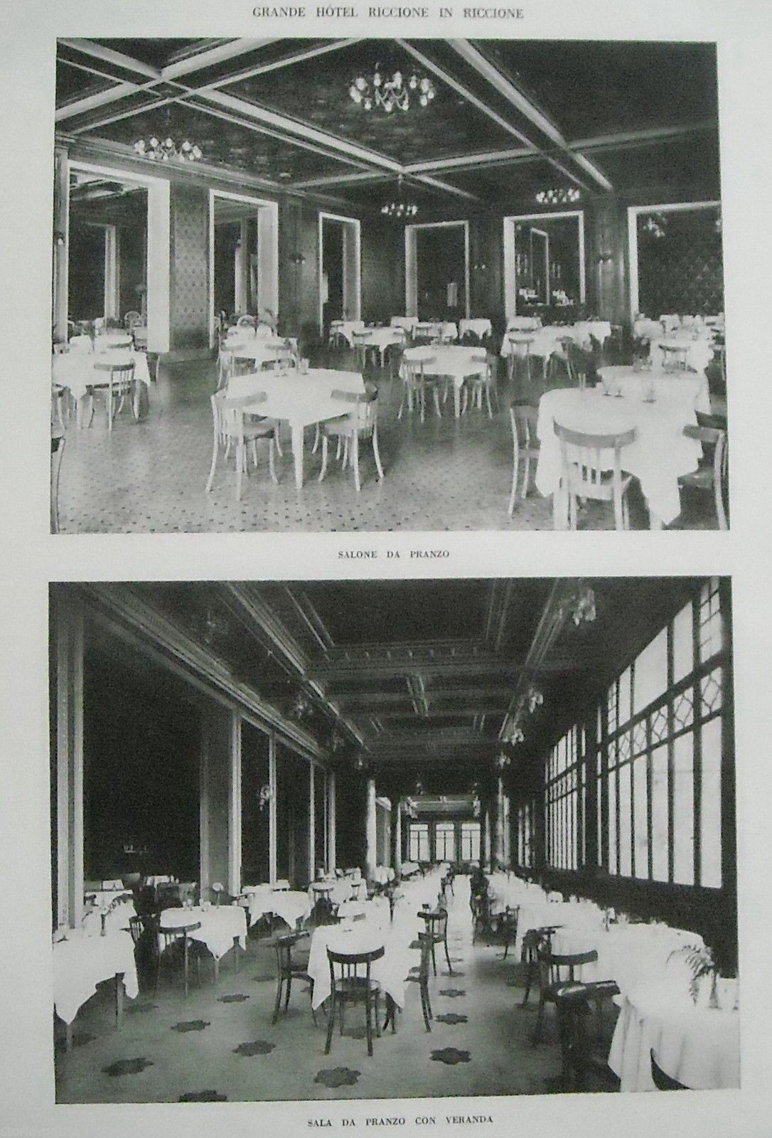 Grand Hotel Riccione, Architettura Di Rutilio Ceccolini, Anni '30