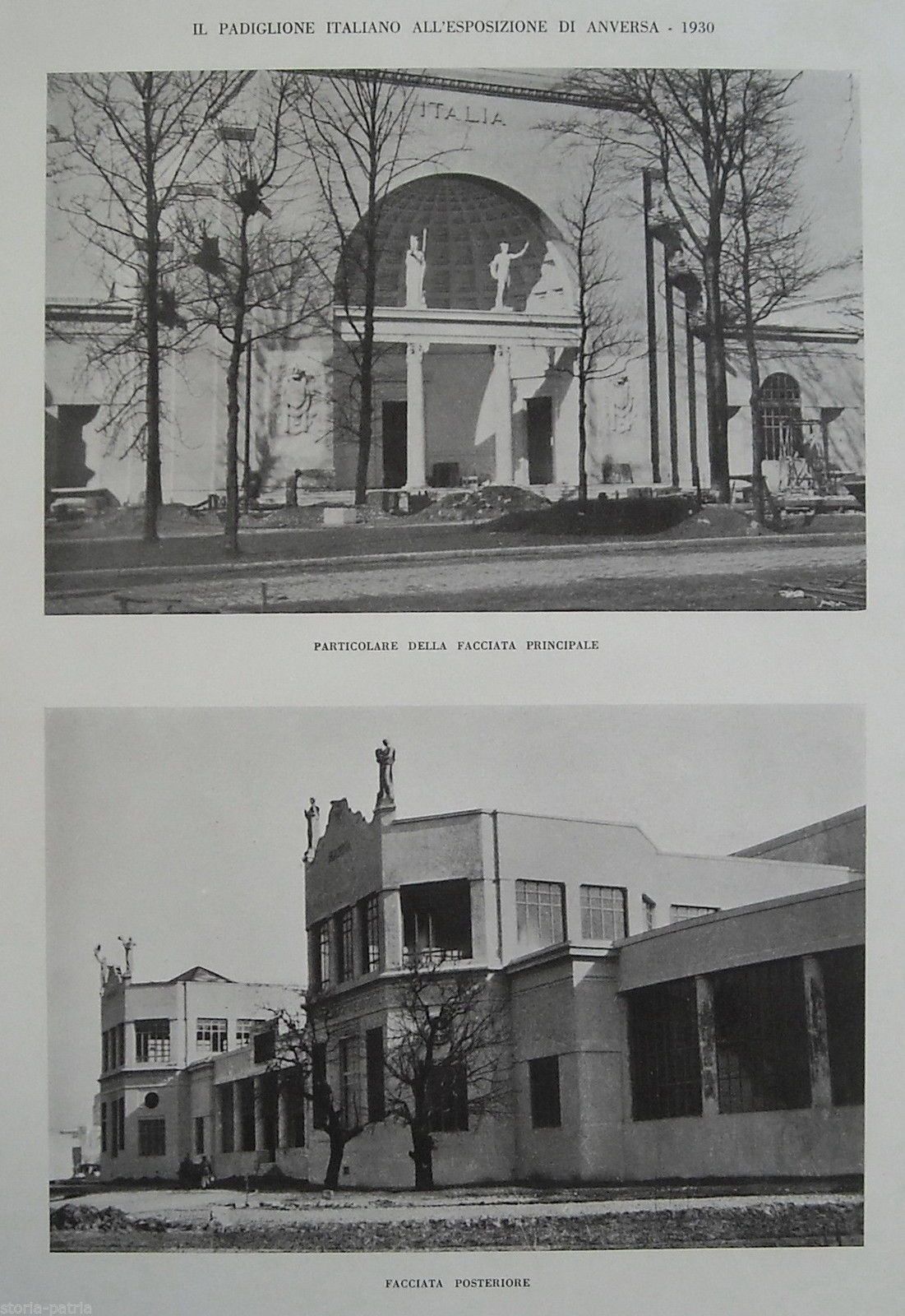 Padiglione Italiano Esposizione Anversa 1930 Giovanni Chevalley
