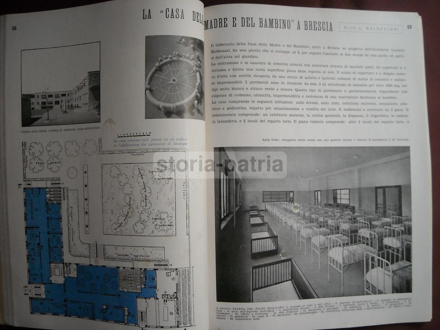 Edilizia Moderna 1940: Cliniche Italiane Ed Estere | Rivista Storica