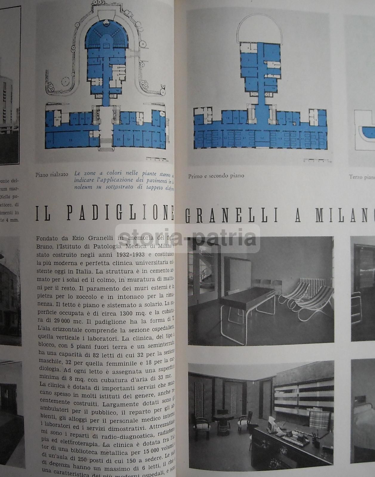 Edilizia Moderna 1940: Cliniche Italiane Ed Estere | Rivista Storica