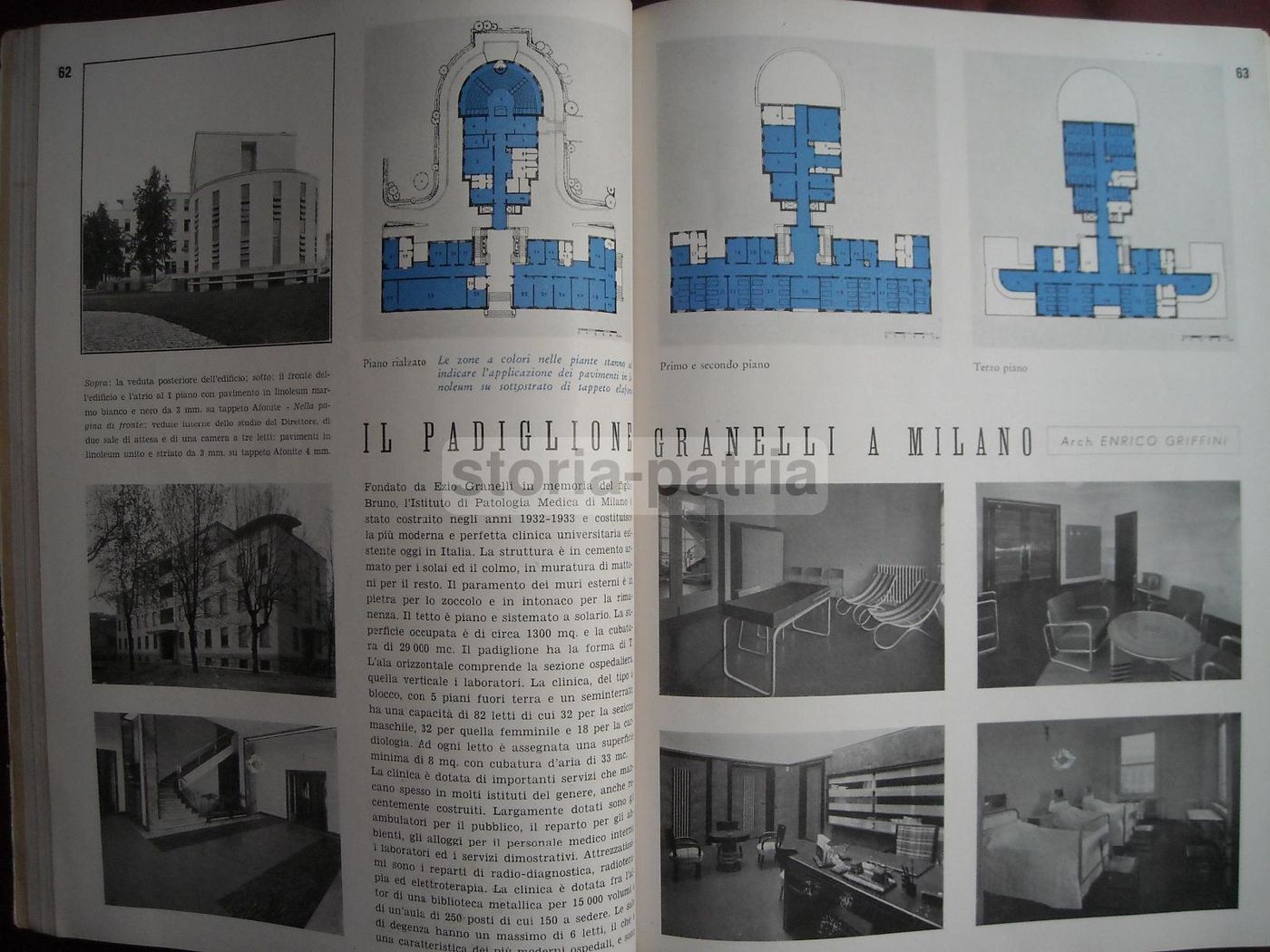 Edilizia Moderna 1940: Cliniche Italiane Ed Estere | Rivista Storica