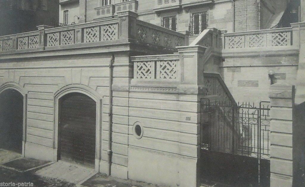 Antica Fotografia Architettura Napoli Vomero Metà 900