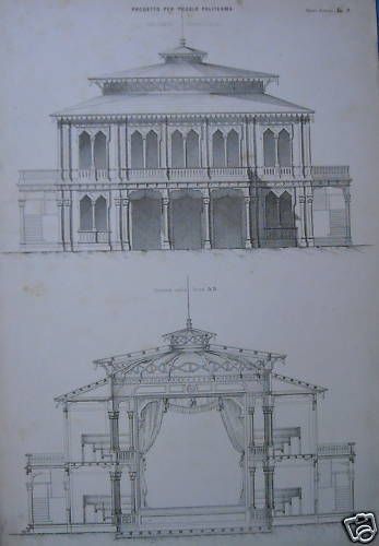 Progetto Politeama: Litografie Di Architettura Teatrale Del XIX Secolo