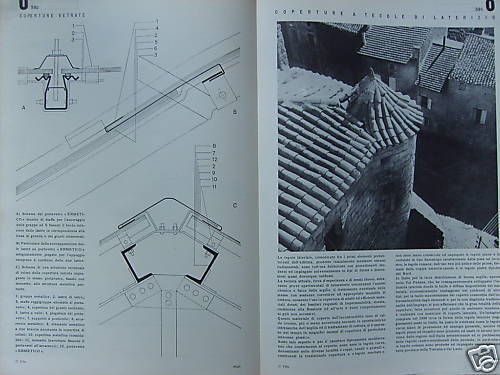 Progetti Di Coperture: 140 Tavole, Carlo Villa, Vallardi, 1952
