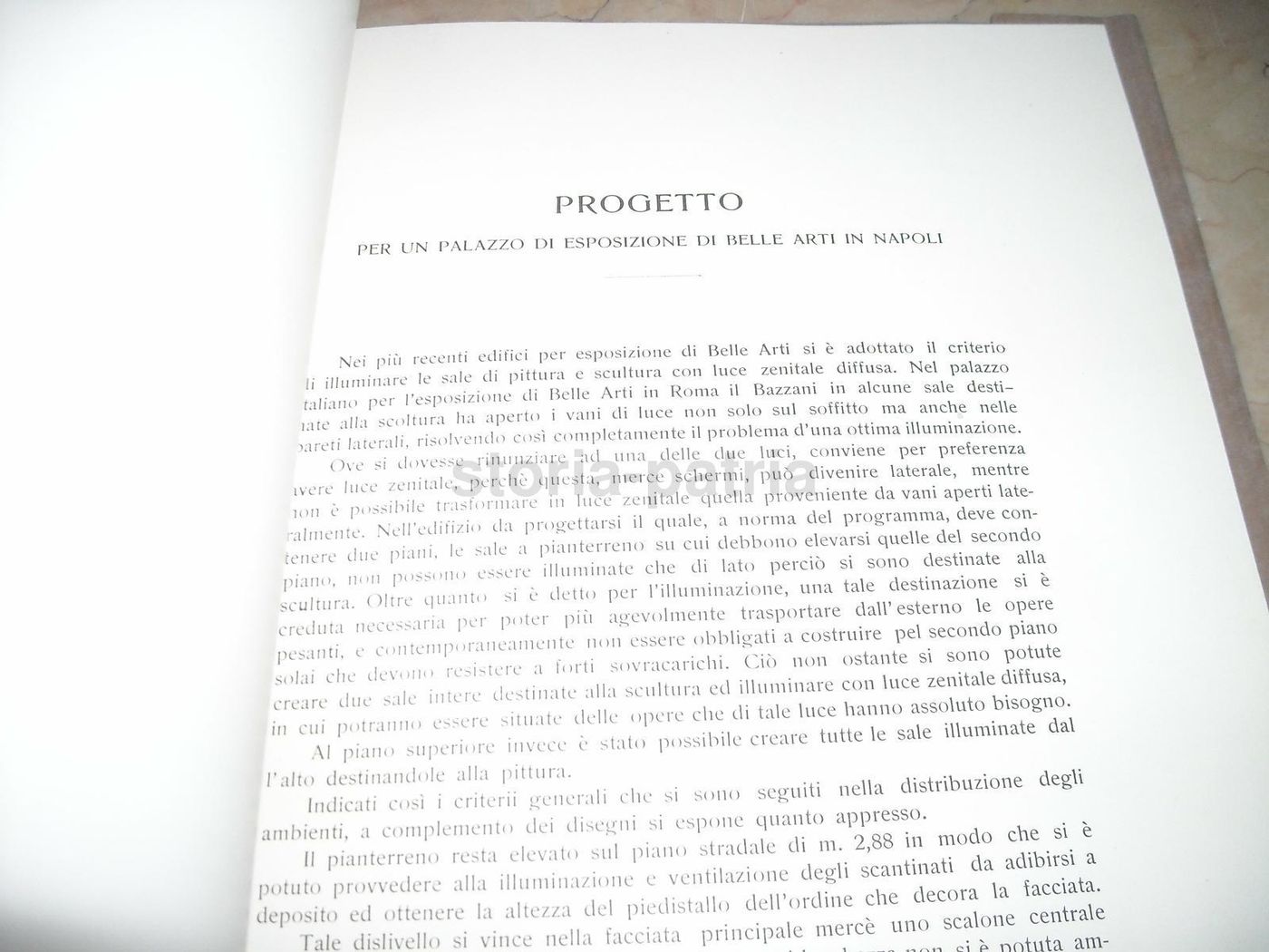 Vittorio Pantaleo, I Principi Di Profondità Di Michelangelo, 1914