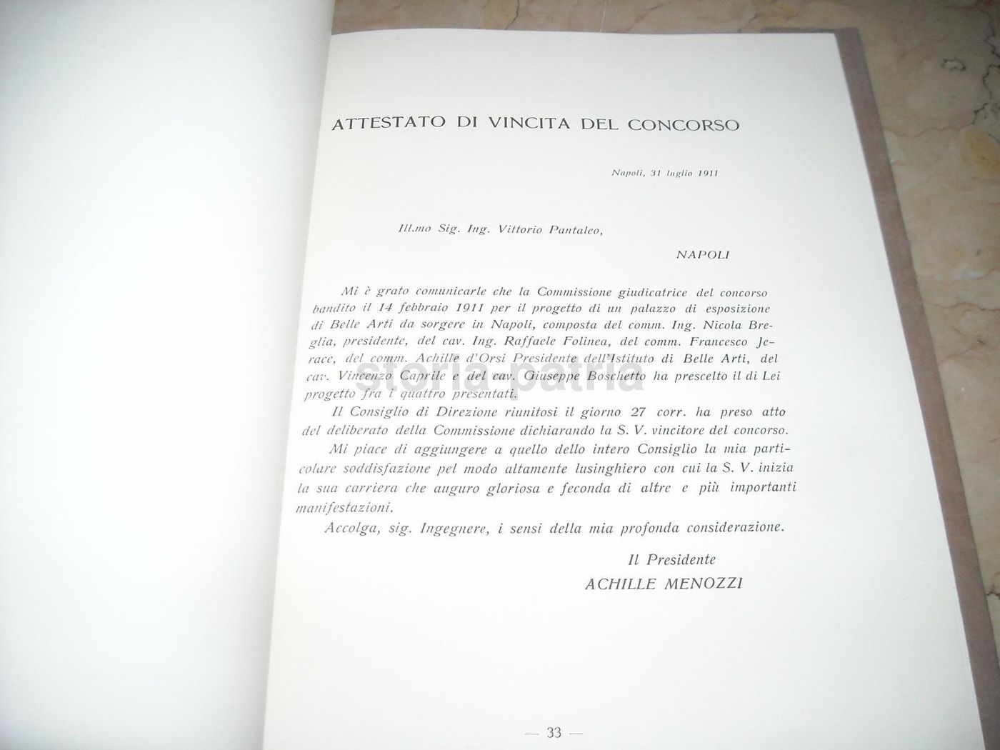 Vittorio Pantaleo, I Principi Di Profondità Di Michelangelo, 1914