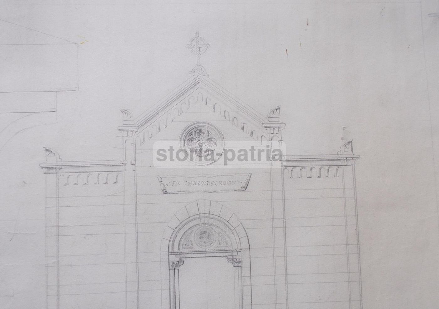 Progetto Cappella Mastrogiacomo, Puglia, Fine '800, Disegno Originale