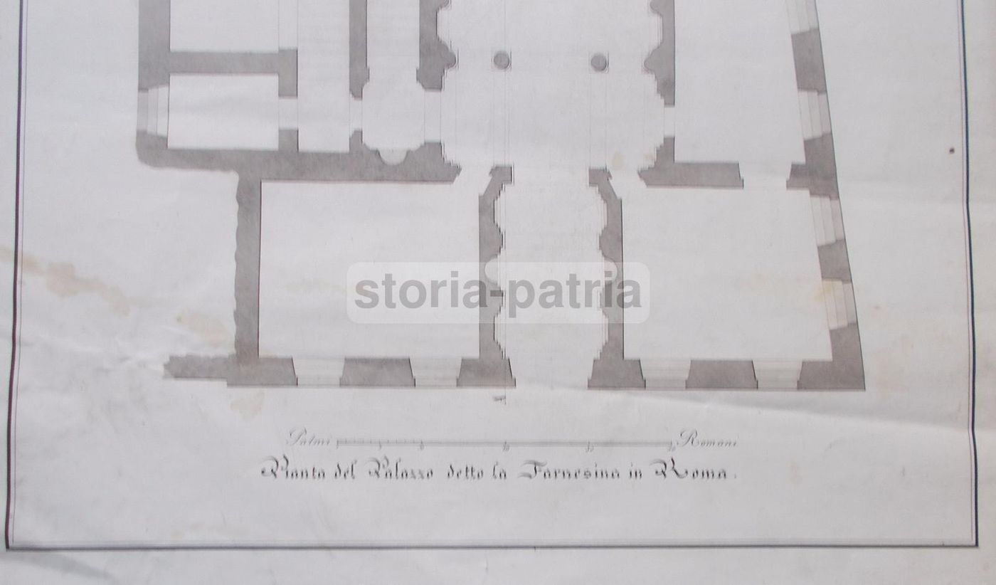 Progetto Architettonico Per Villa Farnesina A Roma, Tre Disegni Originali