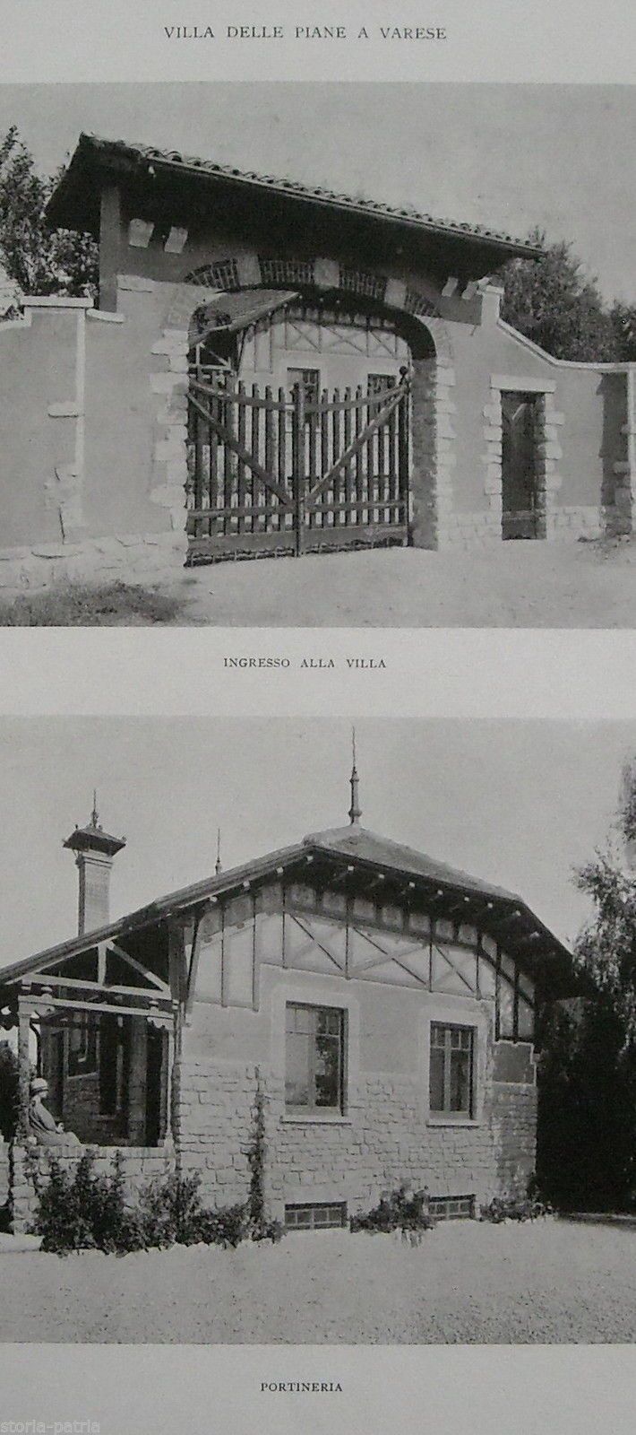 Villa Delle Piane, Varese. Stampe Di Architettura, Laveni E Avati, 1928