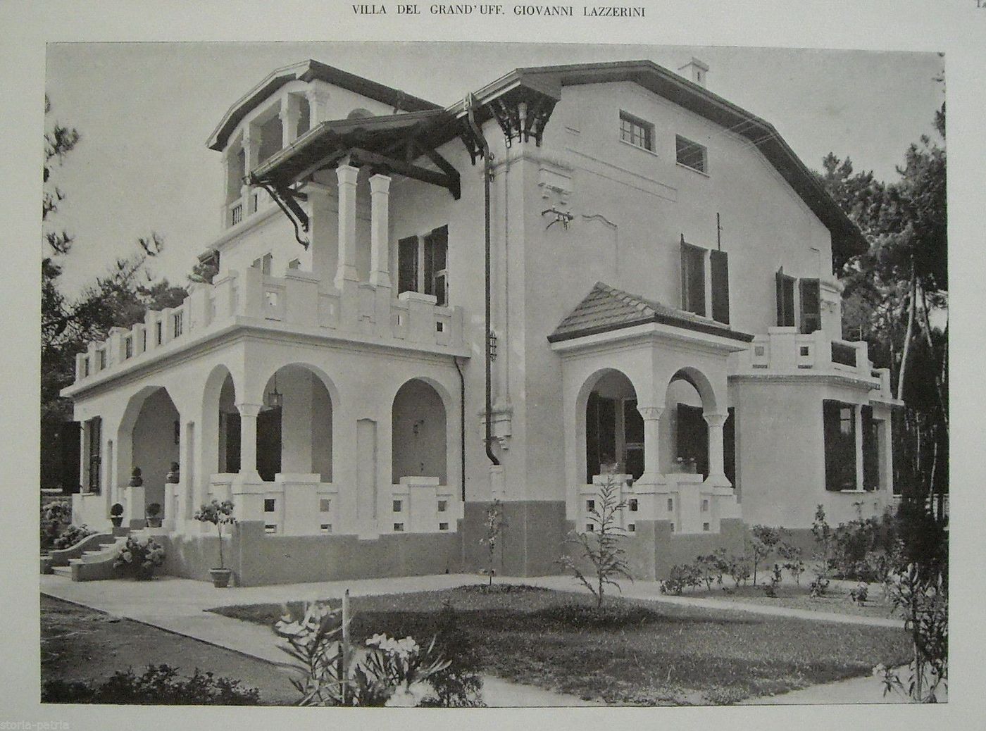 Villa Lazzerini, Architetto Ugo Prayer Galletti. Stampa, Anni '30