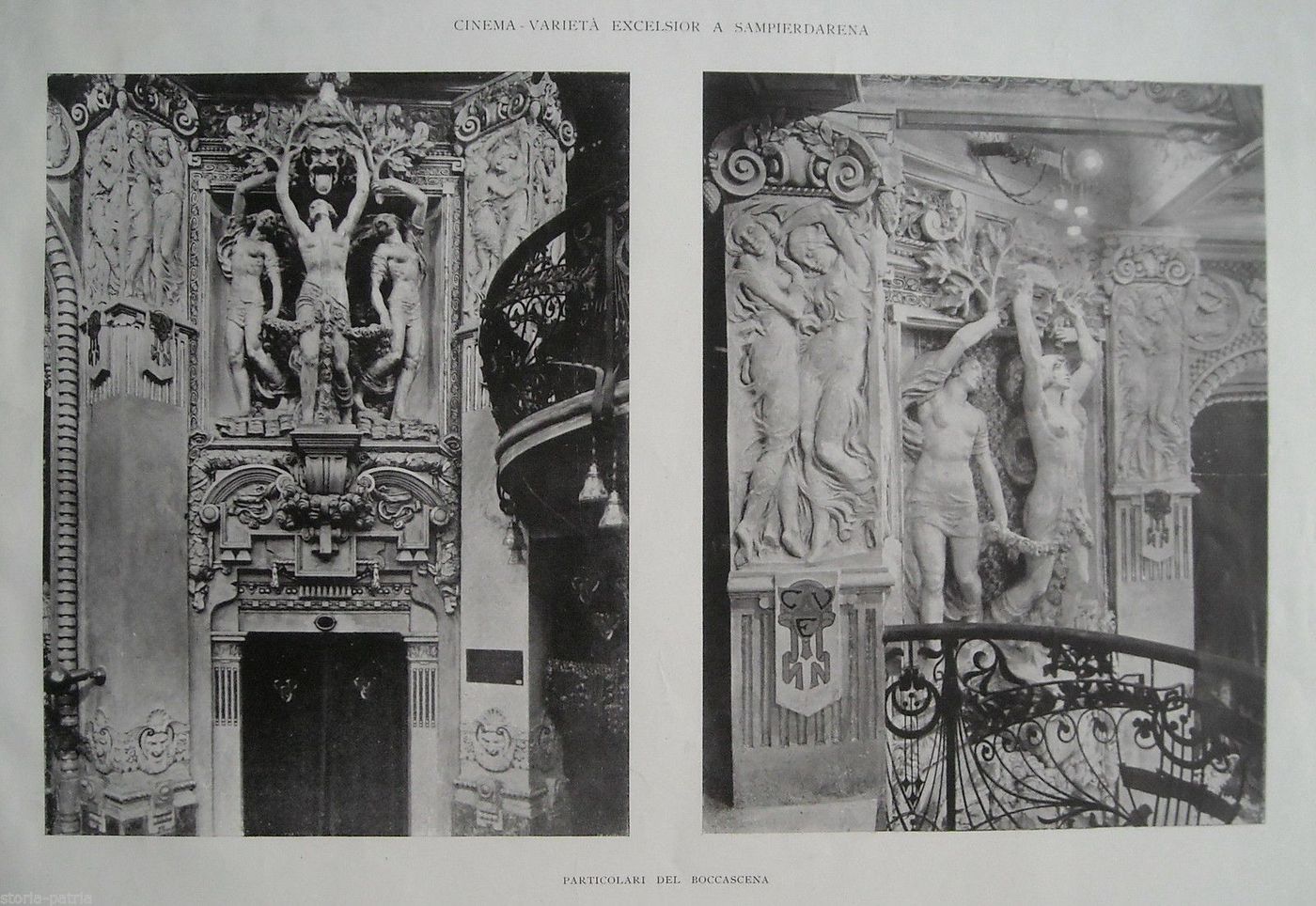 Cinema Varietà Excelsior Di Sampierdarena: Progetto Del Boccascena Di Venceslao Borzani (1923)