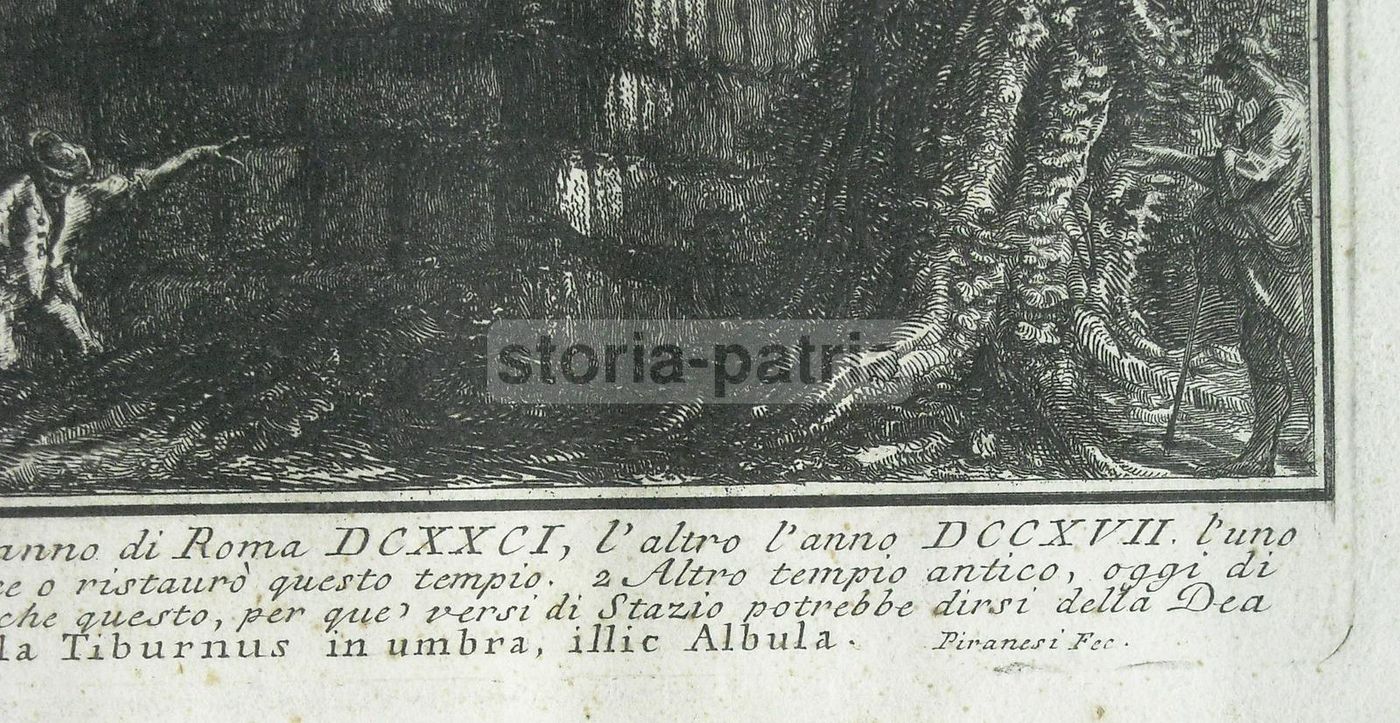 Veduta Del Tempio Della Sibilla A Tivoli, Piranesi, Acquaforte, XVIII Secolo