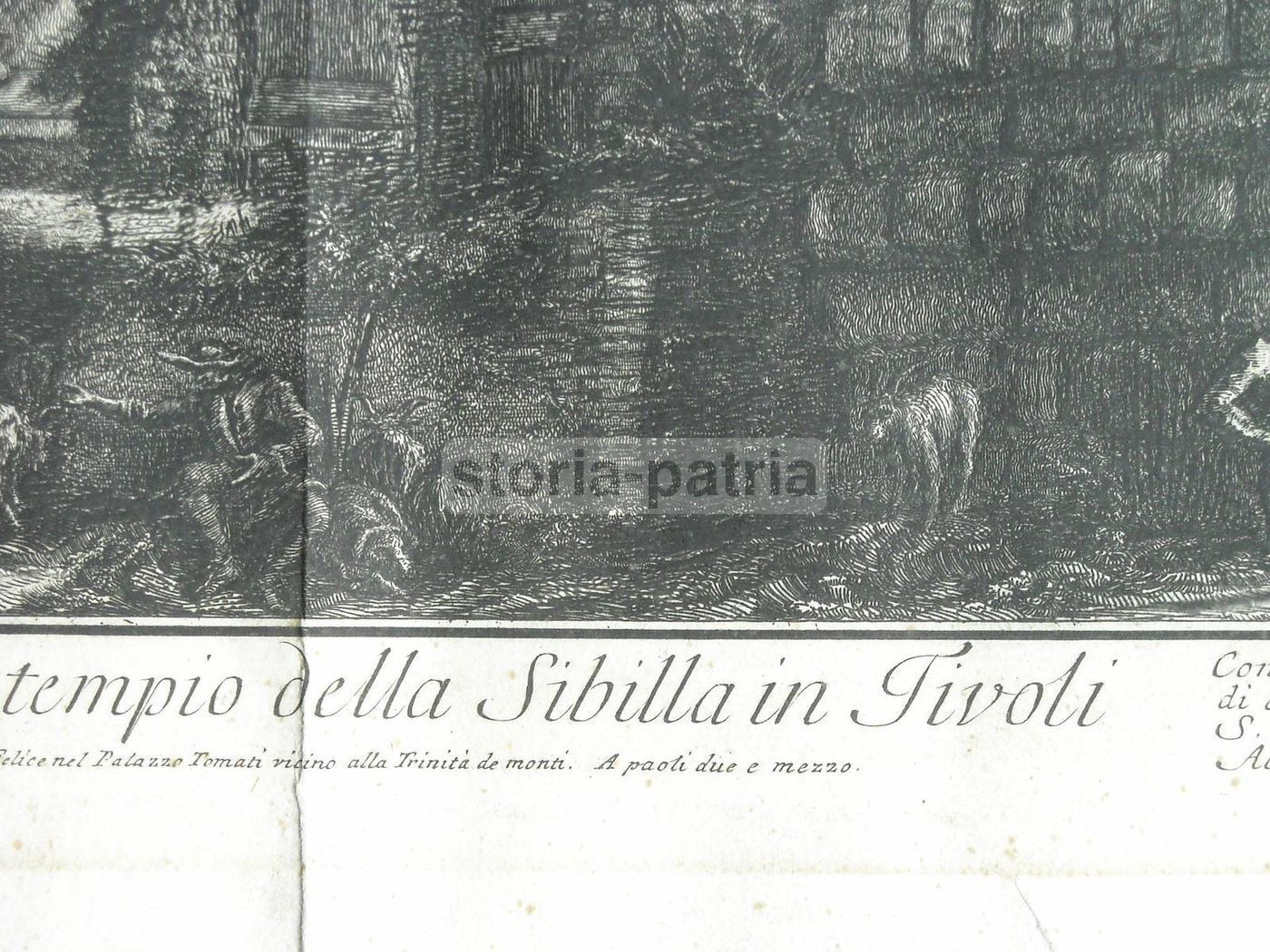 Veduta Del Tempio Della Sibilla A Tivoli, Piranesi, Acquaforte, XVIII Secolo