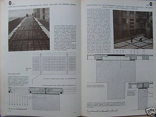 Architecture Documents: Roofing. Carlo Villa and Gio Ponti, 1953
