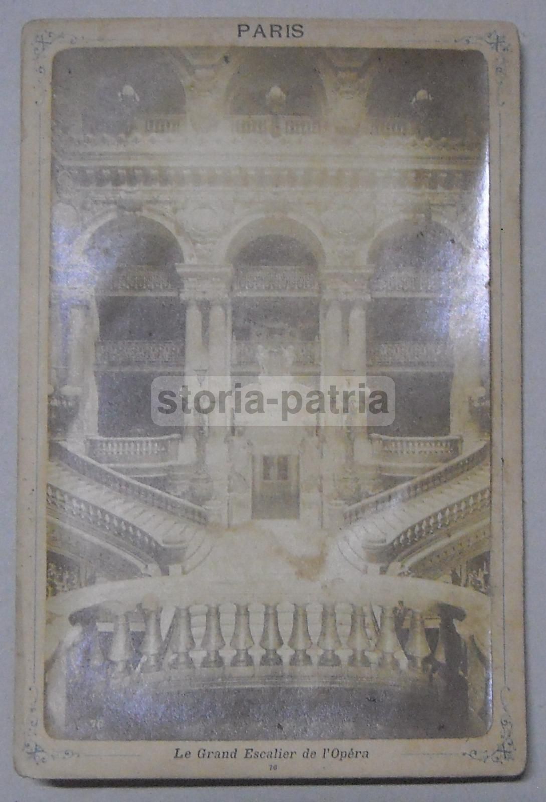 Fotografia Antica Grand Escalier Opéra Parigi Maison Martinet