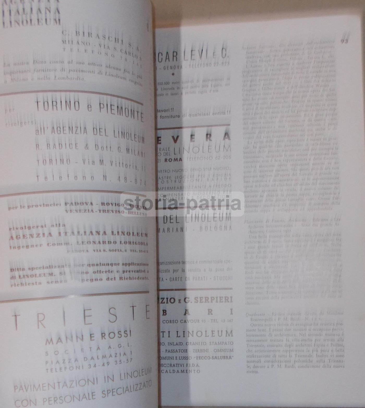 Edilizia Moderna Triennale Milano 1933 Albini Palanti Camus Pica