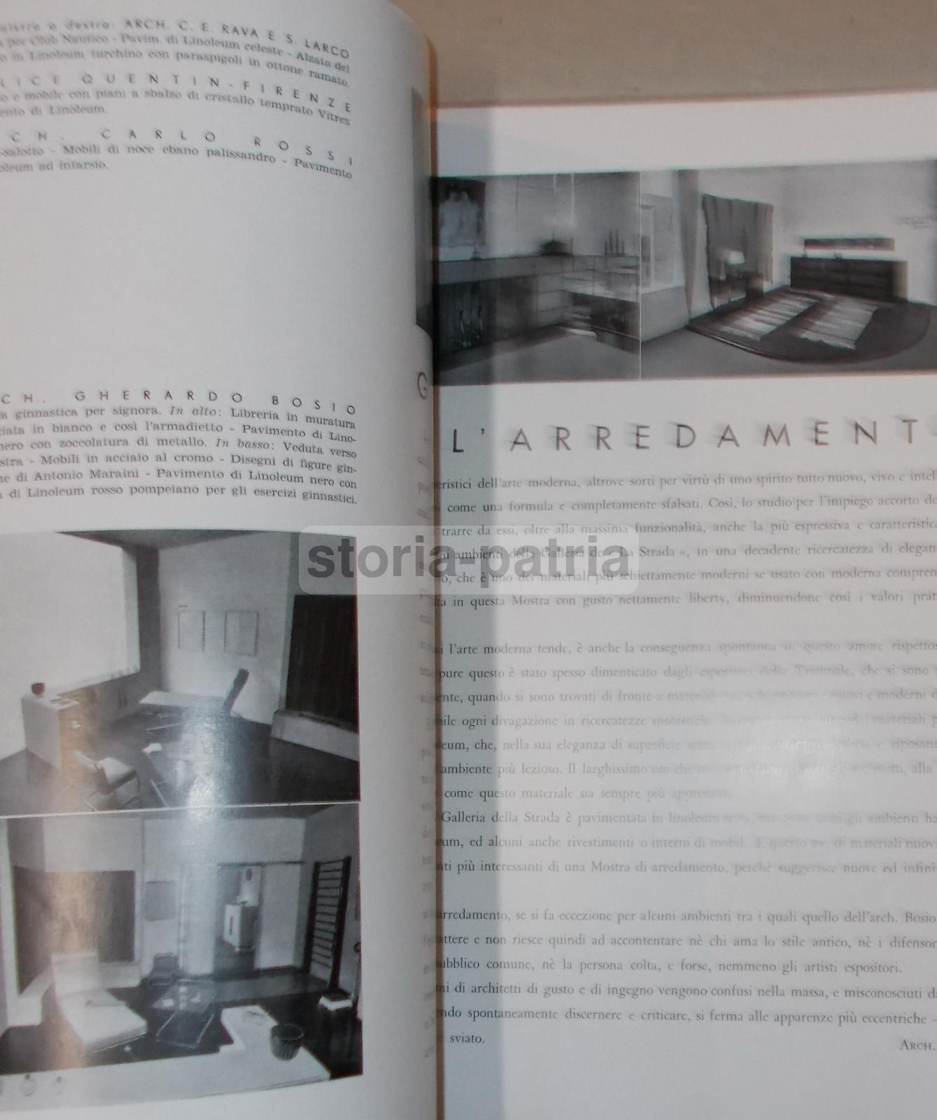 Edilizia Moderna Triennale Milano 1933 Albini Palanti Camus Pica