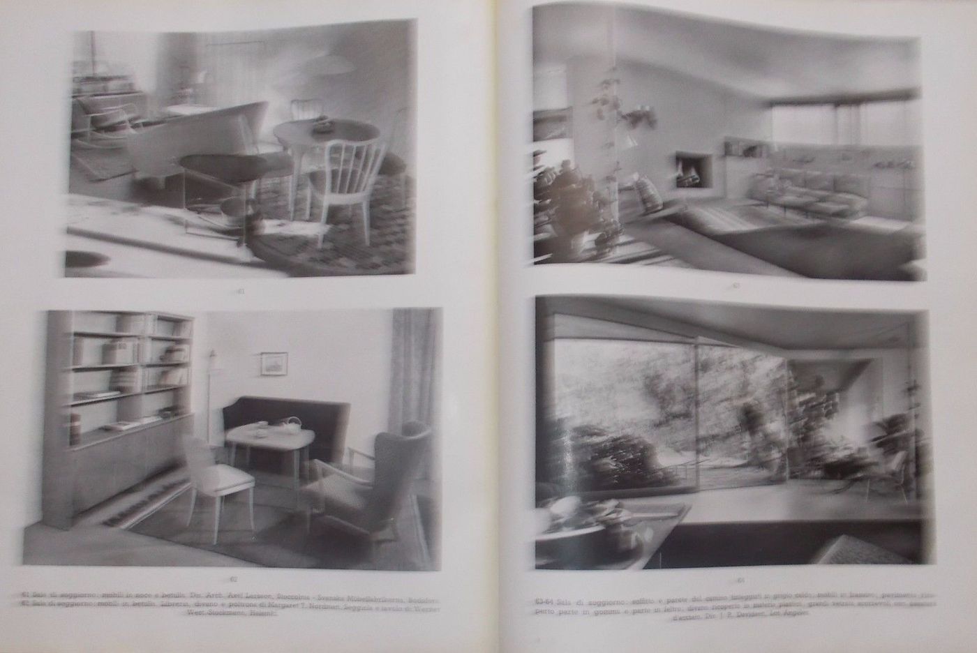 Esempi Di Arredamento Moderno: Sale Di Soggiorno E Camini. Roberto Aloi, Hoepli 1951.