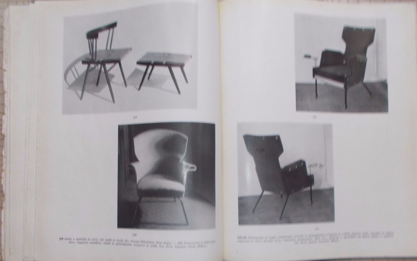 Esempi Di Arredamento Moderno: Sale Di Soggiorno E Camini. Roberto Aloi, Hoepli 1951.