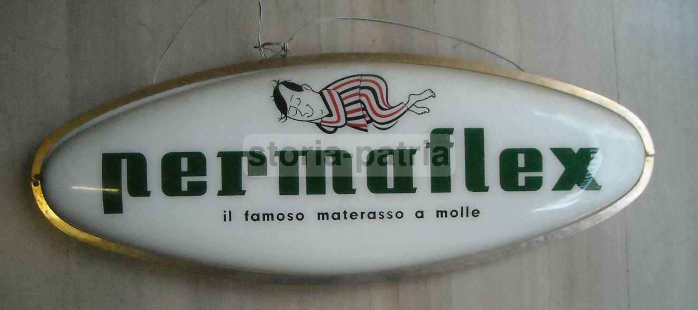 Insegna Pubblicitaria Permaflex "Omino Stanco" Di Paul Campani
