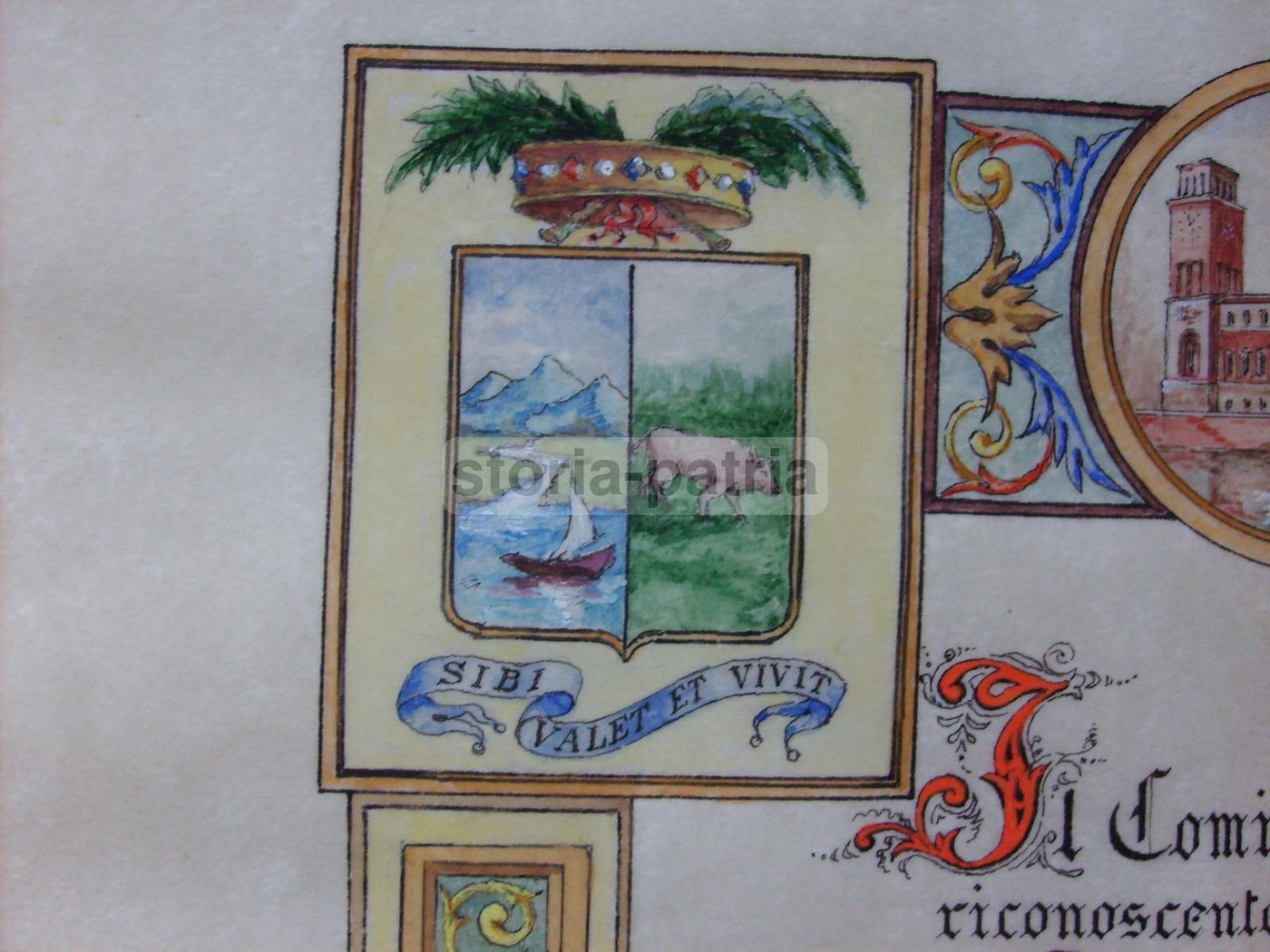 Opera Calligrafica Di Ivo Botti, Pescara, d'Annunzio E Araldica Abruzzese