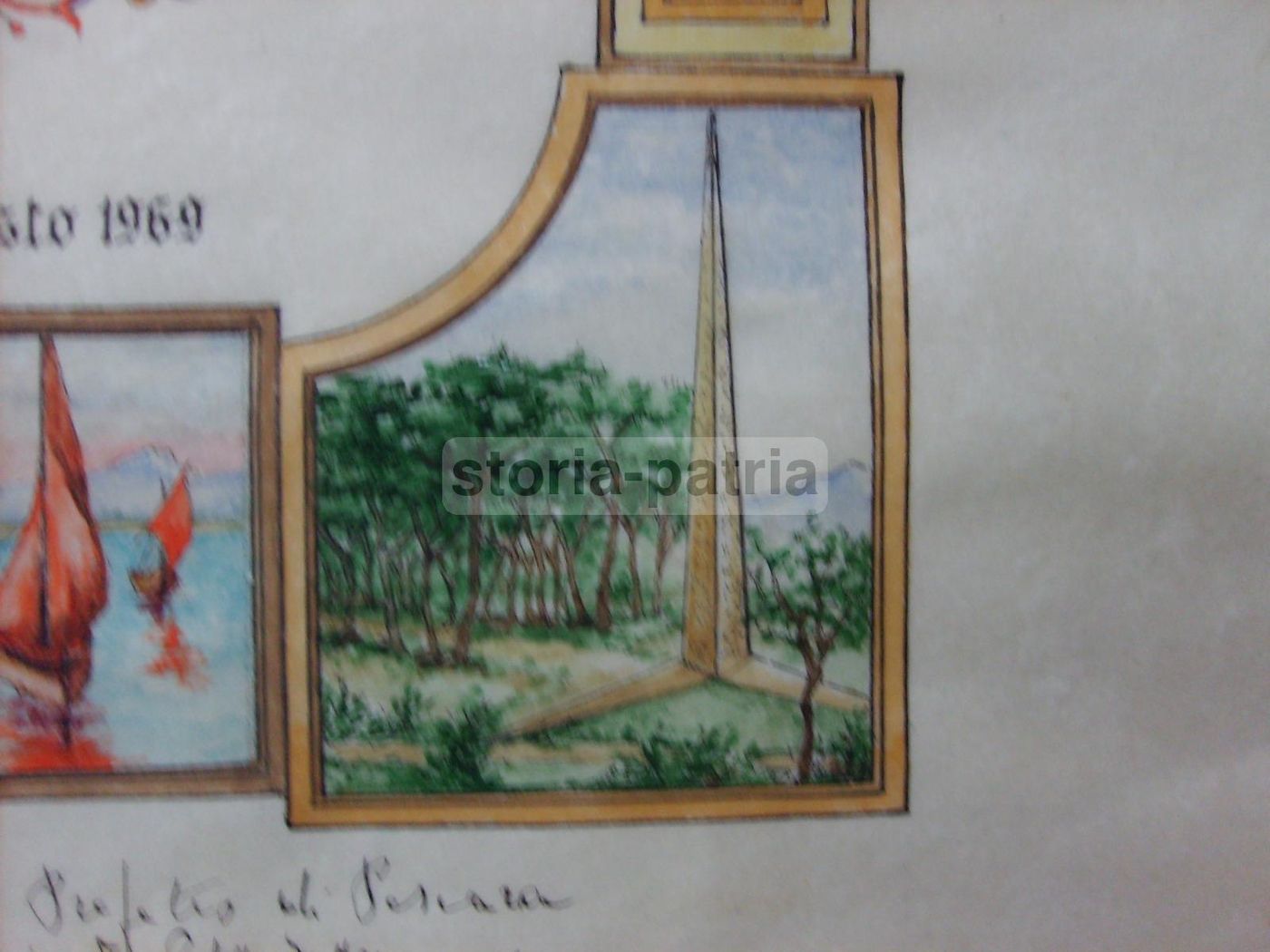 Opera Calligrafica Di Ivo Botti, Pescara, d'Annunzio E Araldica Abruzzese