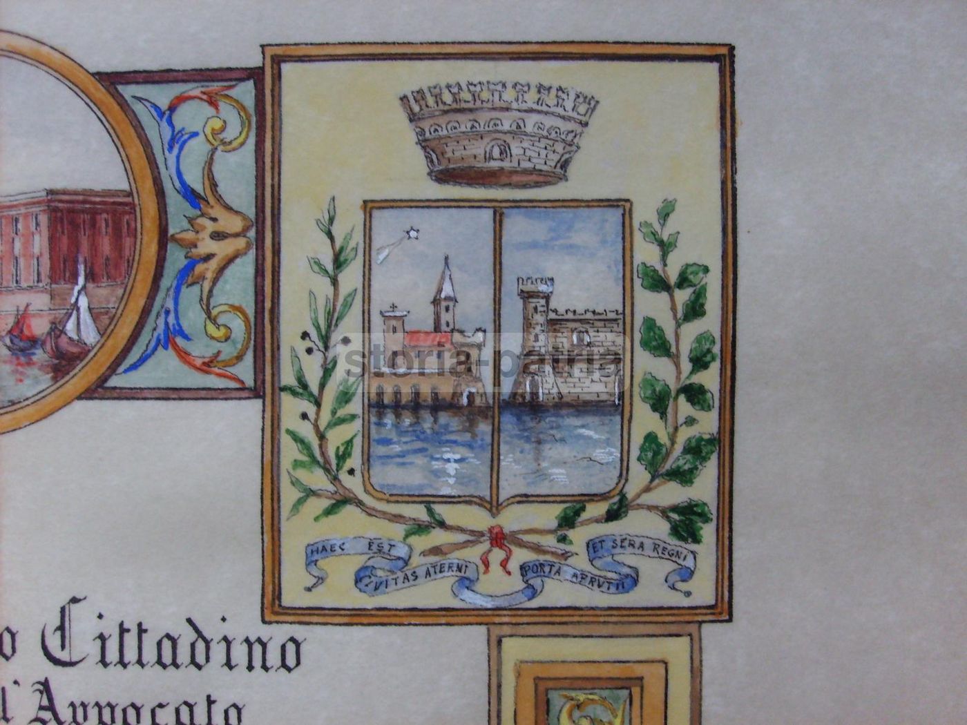 Opera Calligrafica Di Ivo Botti, Pescara, d'Annunzio E Araldica Abruzzese