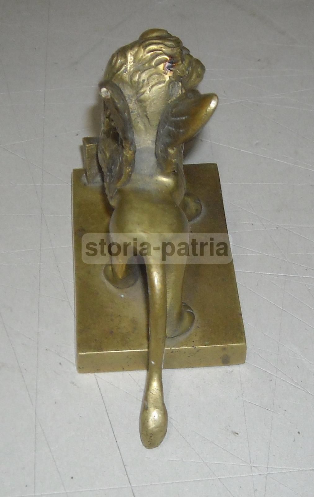 Leone Alato Veneziano: Scultura In Bronzo Assicurazioni Generali, 1920 Circa