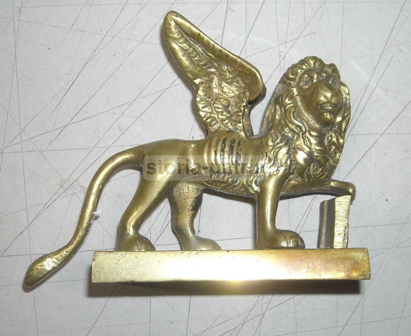 Leone Alato Veneziano: Scultura In Bronzo Assicurazioni Generali, 1920 Circa