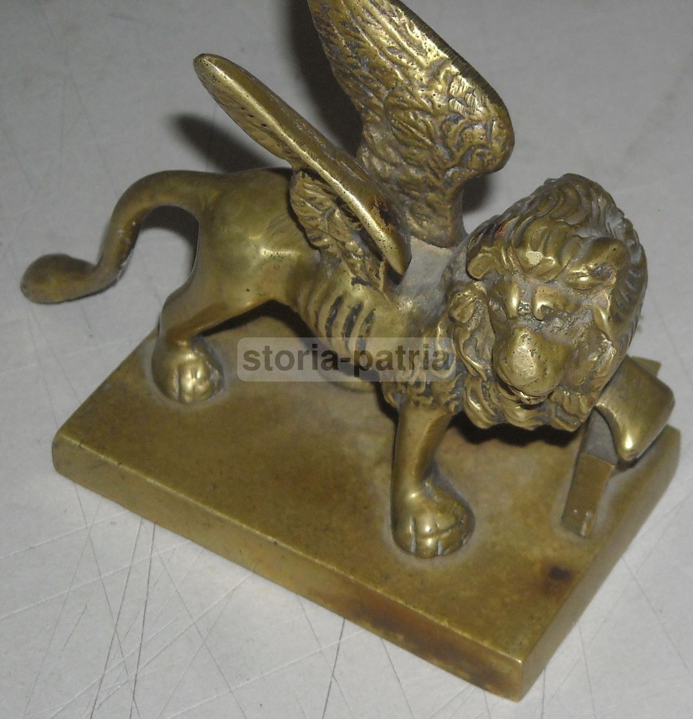 Leone Alato Veneziano: Scultura In Bronzo Assicurazioni Generali, 1920 Circa