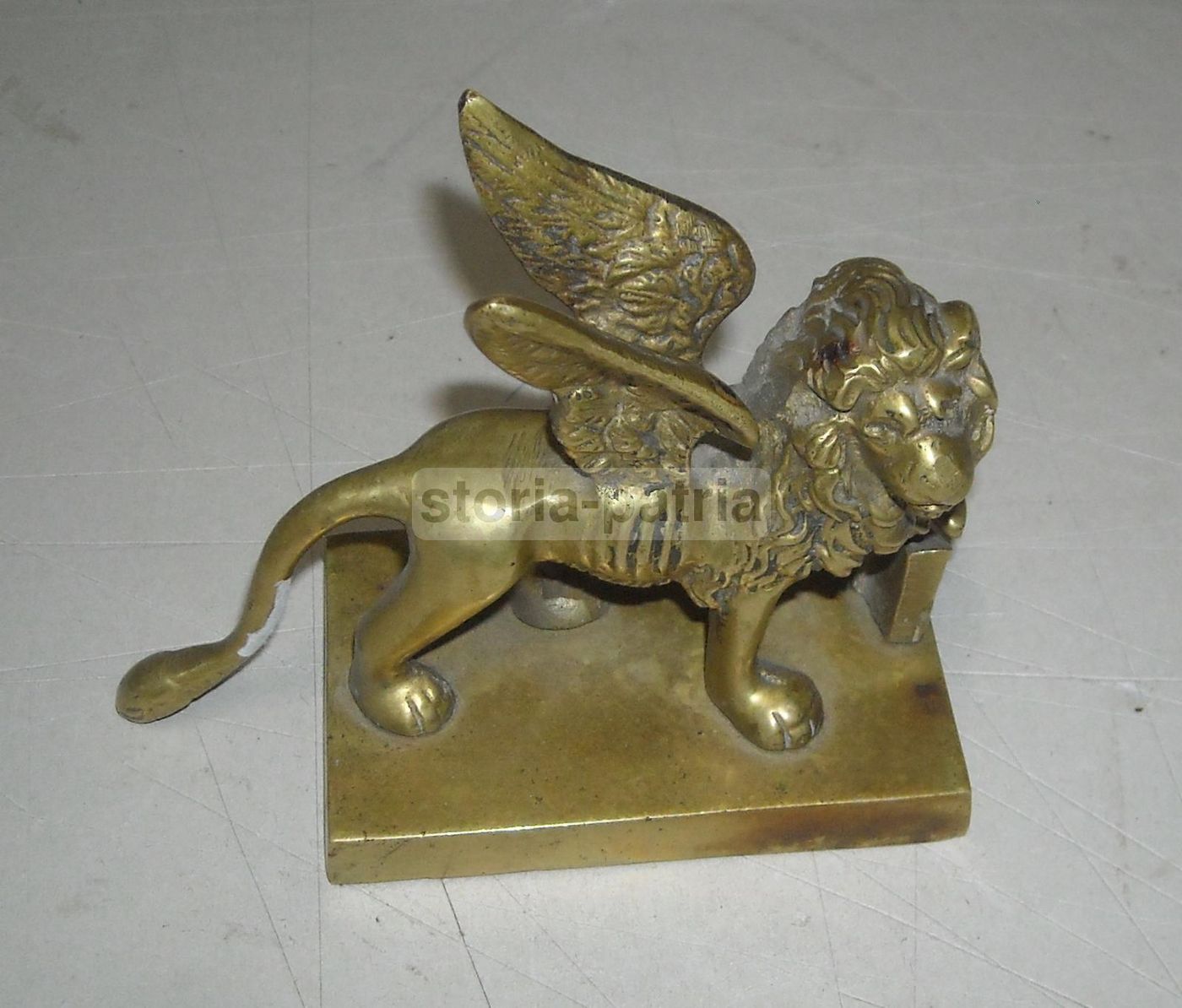 Leone Alato Veneziano: Scultura In Bronzo Assicurazioni Generali, 1920 Circa
