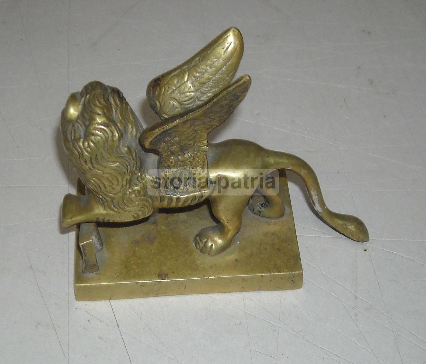 Leone Alato Veneziano: Scultura In Bronzo Assicurazioni Generali, 1920 Circa